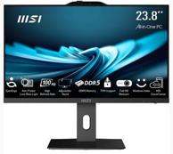 MSI AiO računalo PRO AP242P 14M / Intel Core i3, 23.8", 1920 x 1080, 8 GB, 512 GB SSD, Windows 11 Pro, crna